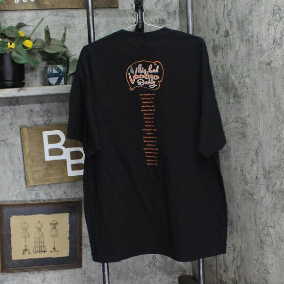 Alstyle Mens Vintage Big Bad Voodoo Daddy Concert Band Tee Black 2XL - Picture 2 of 5